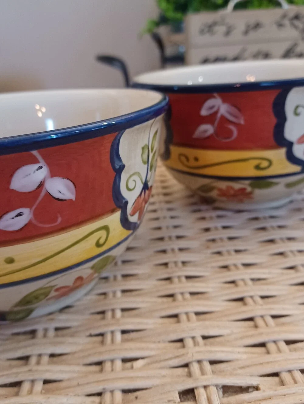 Set Of 2 Pier 1 Vallarta All Purpose Cereal Bowl